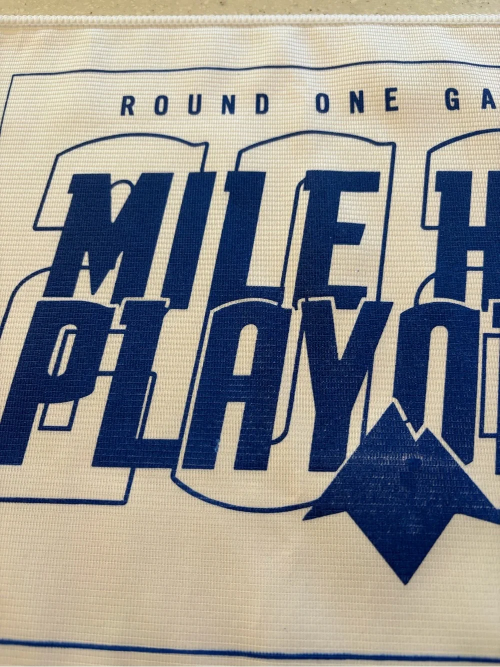 NEW Mile High NBA Playoffs Rally Towel Denver Nuggets Round one Game Two Swag